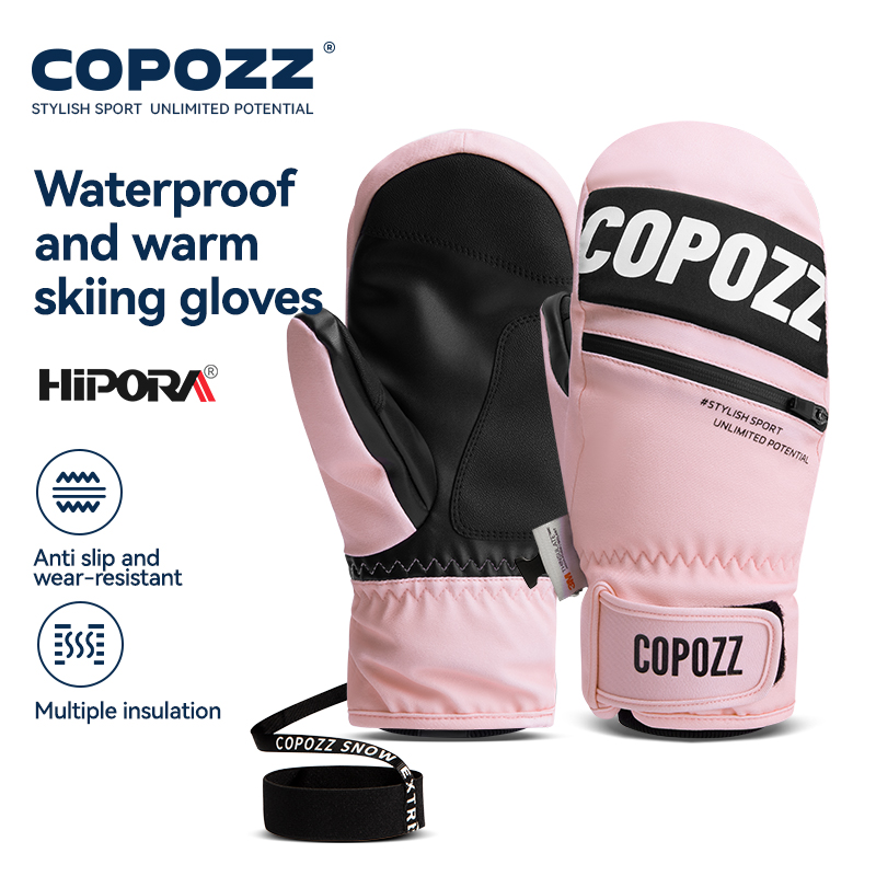 Waterproof Mitten Ski - COPOZZ 3M Guanti da sci Thinsulate