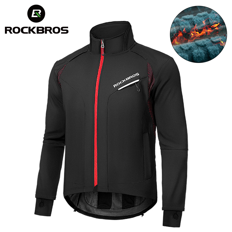 Winter Clothing Pinterest - ROCKBROS Inverno Più Caldo Bicicletta Giubbotti