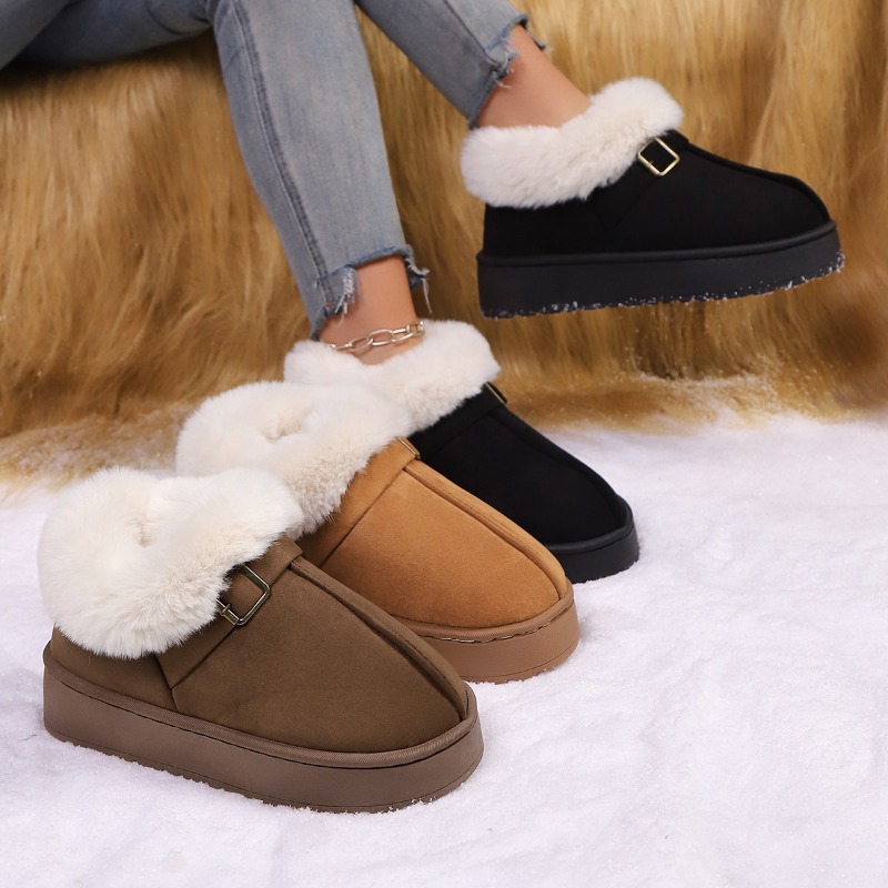 Snow Boot Fur Lined - Stivali da neve con suola spessa