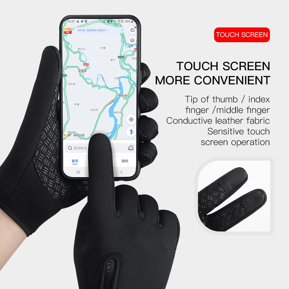 Guanti da ciclismo caldi autun - Waterproof Mitten Ski recensione e prezzo