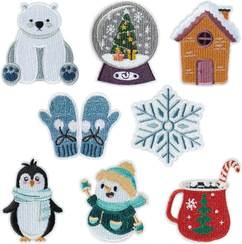 8 pezzi toppe termoadesive a t - Winter Clothing Pictures recensione e prezzo