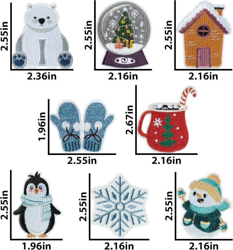 8 pezzi toppe termoadesive a t - Winter Clothing Pictures recensione e prezzo