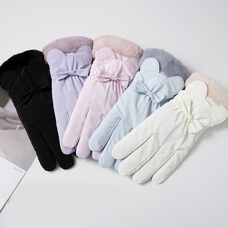 Guanti invernali caldi da donn - Waterproof Mitten Ski recensione e prezzo