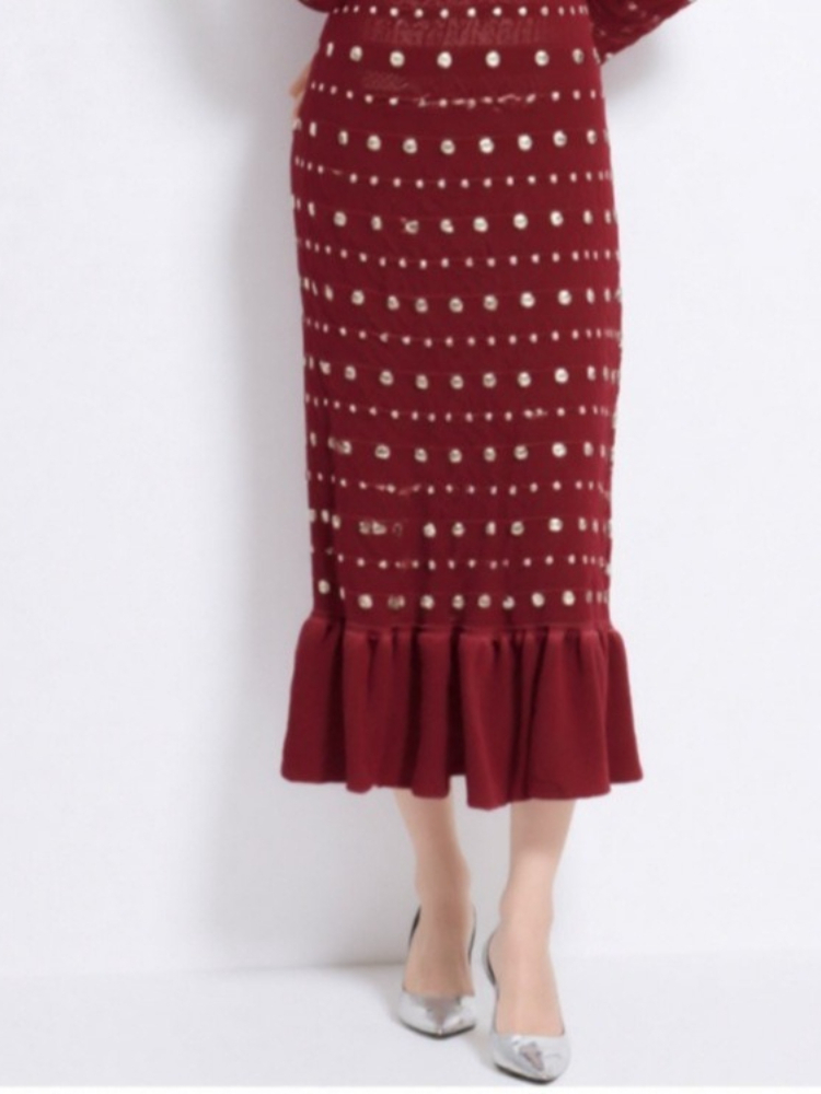Nuovo Abito a Maglia Rosso a M - Winter Clothing Pictures recensione e prezzo