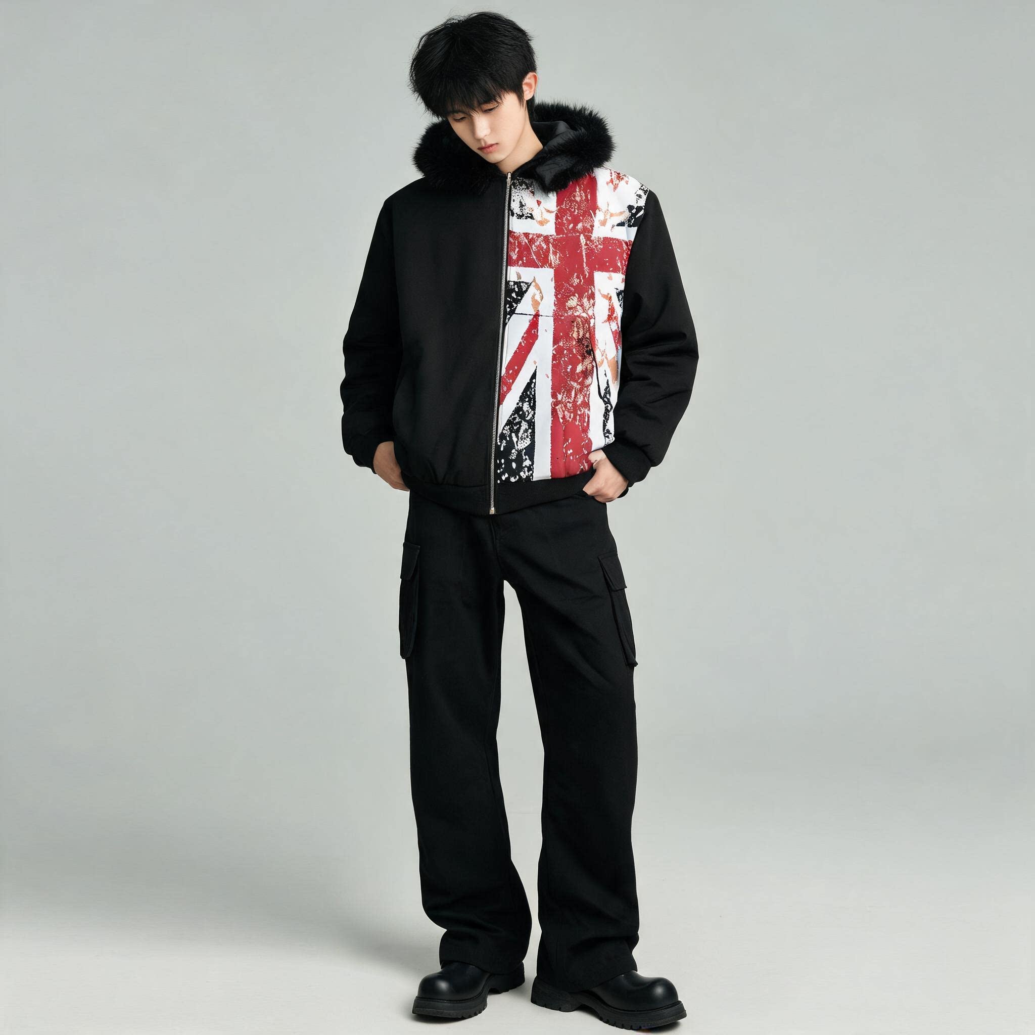 Giacca con cappuccio e zip con - Winter Clothing Uk recensione e prezzo